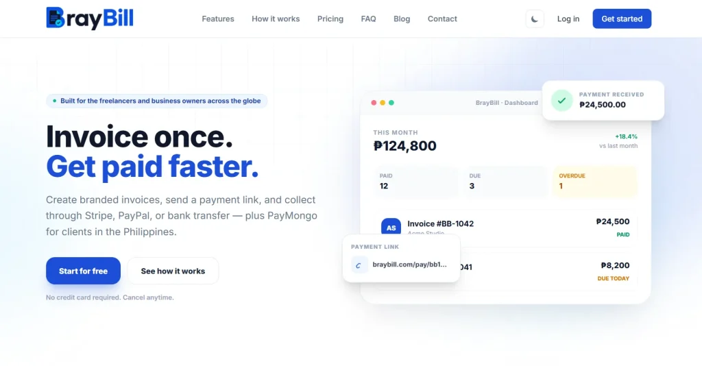 Braybill Preview Homepage